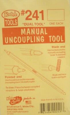 Kadee N Tt Ho S O Scale #241 ~ Dual Tool Spring Pic + Manual Uncoupler